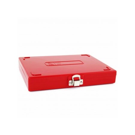 Heathrow Scientific Microscope Slide Box, Red, 100 Capacity 247676-R